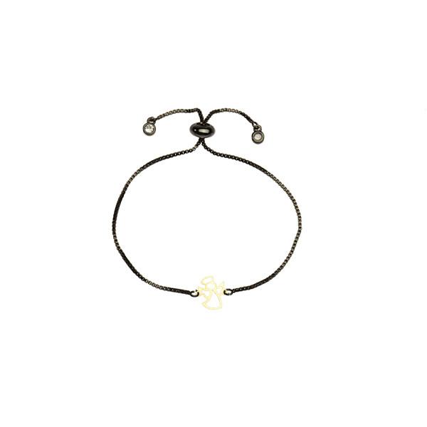  دستبند طلا 18 عیار زنانه کرابو طرح فرشته مدل Kr1072|دیجی‌کالا