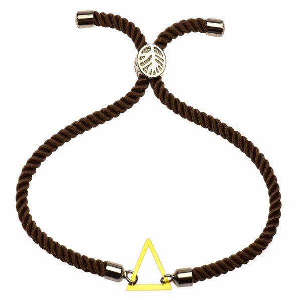 دستبند طلا 18 عیار زنانه کرابو طرح مثلث مدل Kr1260|دیجی‌کالا