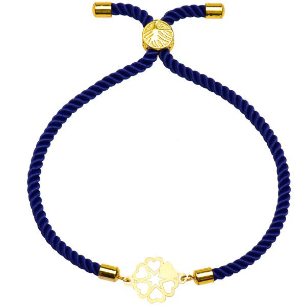 دستبند طلا 18 عیار زنانه کرابو طرح گل و قلب مدل Kr1608|دیجی‌کالا