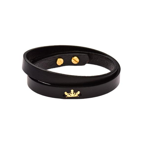 دستبند طلا 18 عیار زنانه کرابو طرح تاج مدل Kr1051|دیجی‌کالا