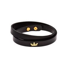 دستبند طلا 18 عیار زنانه کرابو طرح تاج مدل Kr1051