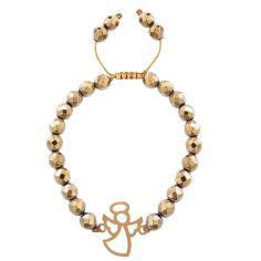 دستبند طلا 18 عیار زنانه مرجان مدل 0779