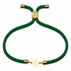 دستبند طلا 18 عیار زنانه کرابو طرح انار جان و جهانی مدل Kr1361