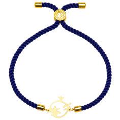 دستبند طلا 18 عیار زنانه کرابو طرح انار مدل Kr17850