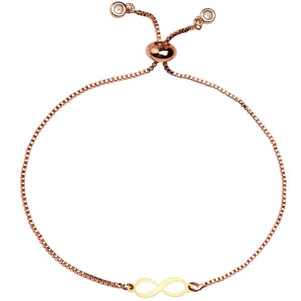 دستبند طلا 18 عیار زنانه کرابو طرح بینهایت مدل Kr1548|دیجی‌کالا