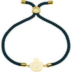 دستبند طلا 18 عیار زنانه کرابو طرح انار مدل Kr1684