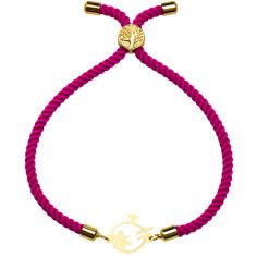 دستبند طلا 18 عیار زنانه کرابو طرح انار مدل Kr1868