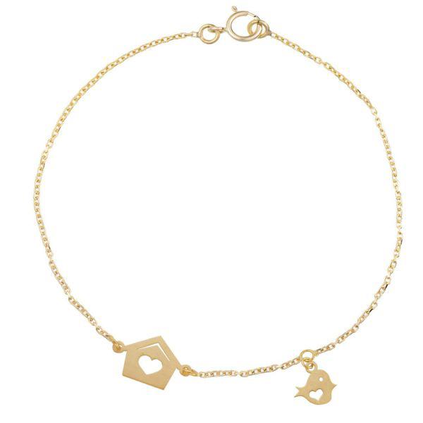 دستبند طلا 18 عیار زنانه شانا مدل B-SG94|دیجی‌کالا