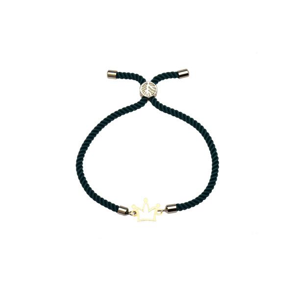 دستبند طلا 18 عیار زنانه کرابو طرح تاج مدل Kr1069|دیجی‌کالا