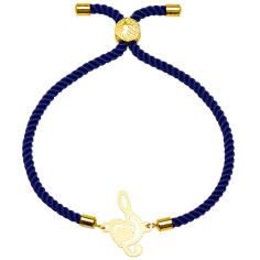 دستبند طلا 18 عیار زنانه کرابو طرح کلید سل مدل Kr2115