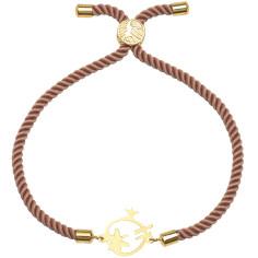 دستبند طلا 18 عیار زنانه کرابو طرح انار مدل Kr1842