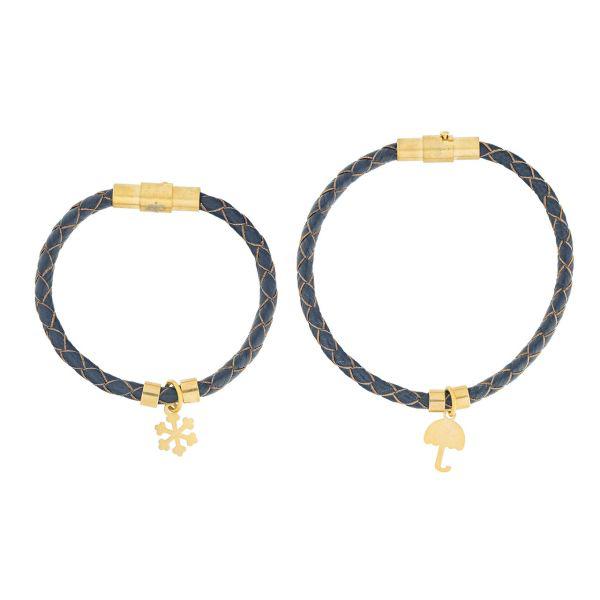 ست دستبند طلا 18 عیار زنانه رزا مدل BW141|دیجی‌کالا