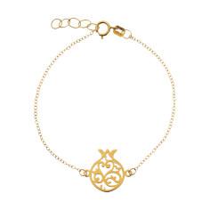 دستبند طلا 18 عیار زنانه مایا ماهک مدل MB0975