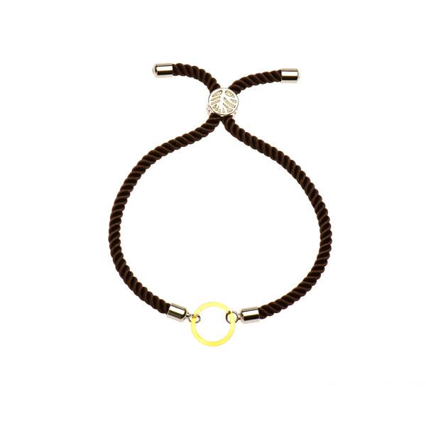  دستبند طلا 18 عیار زنانه کرابو طرح دایره مدل Kr1093|دیجی‌کالا