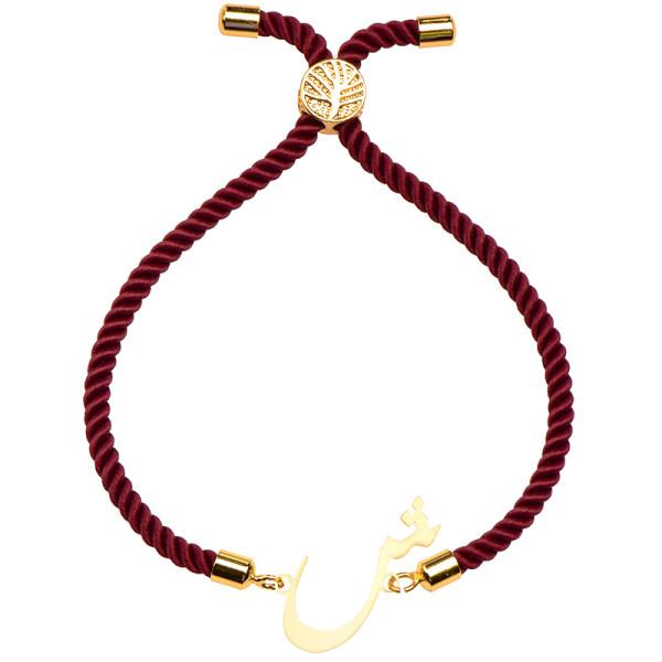 دستبند طلا 18 عیار زنانه کرابو طرح حرف ش مدل Kr1938|دیجی‌کالا