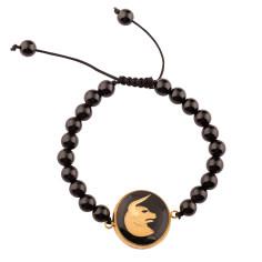 دستبند طلا 24 عیار زنانه الون طرح نماد ماه اردیبهشت