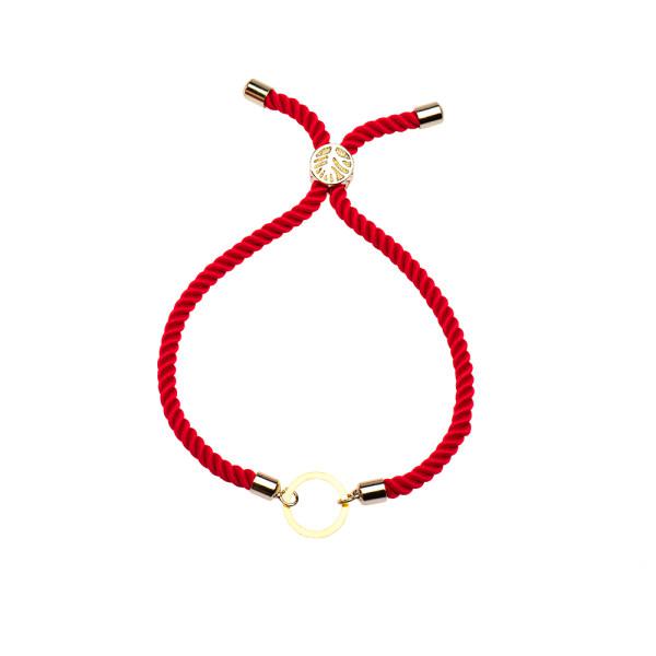دستبند طلا 18 عیار زنانه کرابو طرح دایره مدل Kr1103|دیجی‌کالا