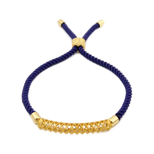 دستبند طلا 18 عیار زنانه مانچو کد bfg210|دیجی‌کالا