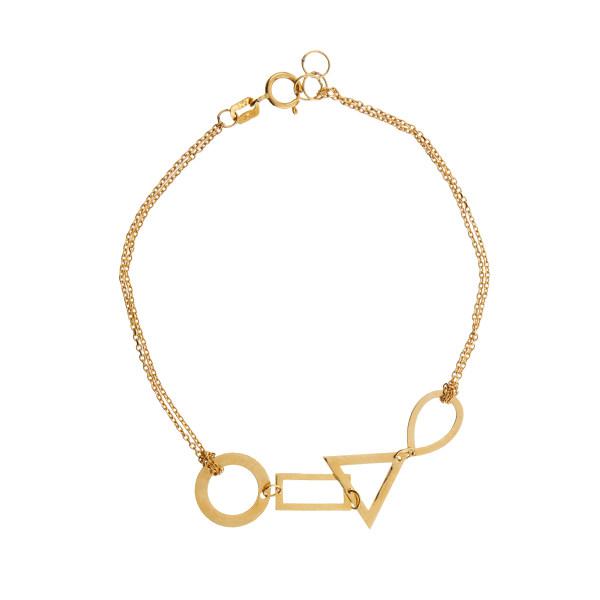 دستبند طلا 18 عیار زنانه مایا ماهک مدل MB1030|دیجی‌کالا