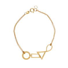دستبند طلا 18 عیار زنانه مایا ماهک مدل MB1030
