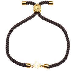 دستبند طلا 18 عیار زنانه کرابو طرح انار مدل Kr1376