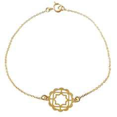 دستبند طلا 18 عیار زنانه کانیار گالری مدل DZ10
