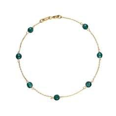 دستبند طلا 18 عیار زنانه گالری مرجان مدل 0879
