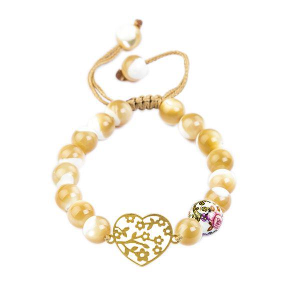 دستبند طلا 18 عیار ریحان مدل Sea Stone|دیجی‌کالا