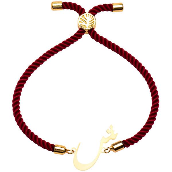 دستبند طلا 18 عیار زنانه کرابو طرح حرف ش مدل Kr1935|دیجی‌کالا