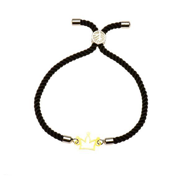  دستبند طلا 18 عیار زنانه کرابو طرح تاج مدل Kr1080|دیجی‌کالا