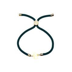 دستبند طلا 18 عیار زنانه کرابو طرح فرشته مدل Kr1104