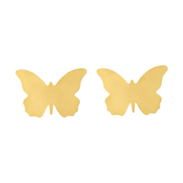 گوشواره طلا 18 عیار زنانه باراد زر مدل پروانه کد BR232|دیجی‌کالا