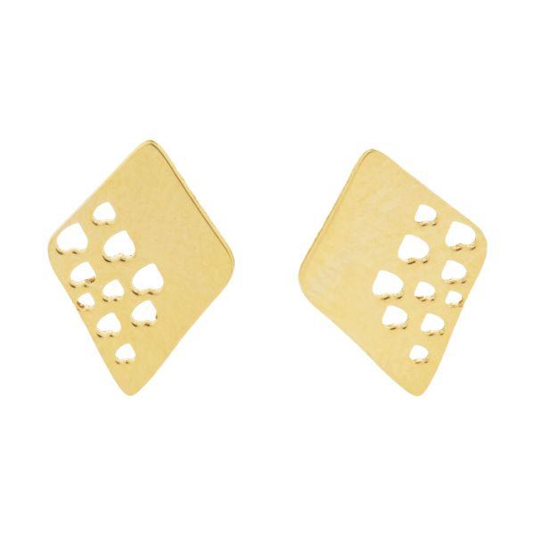 گوشواره طلا 18 عیار زنانه ماهک مدل ME0693|دیجی‌کالا