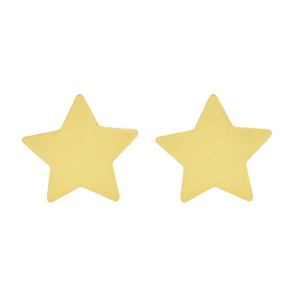 گوشواره طلا 18 عیار زنانه طرح ستاره کد 408M113|دیجی‌کالا