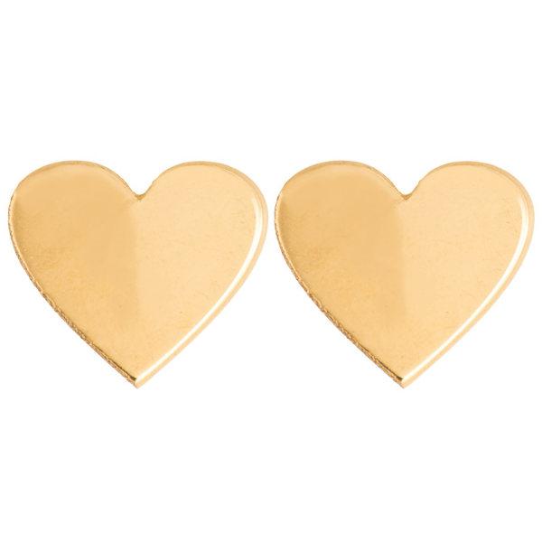 گوشواره طلا 18 عیار زنانه طرح قلب کد T010|دیجی‌کالا
