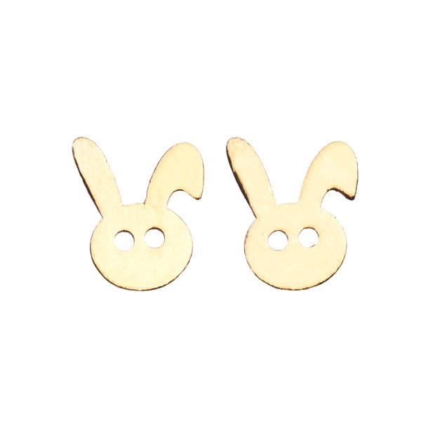 گوشواره طلا 18 عیار زنانه کرابو طرح خرگوش مدل Kr5004|دیجی‌کالا
