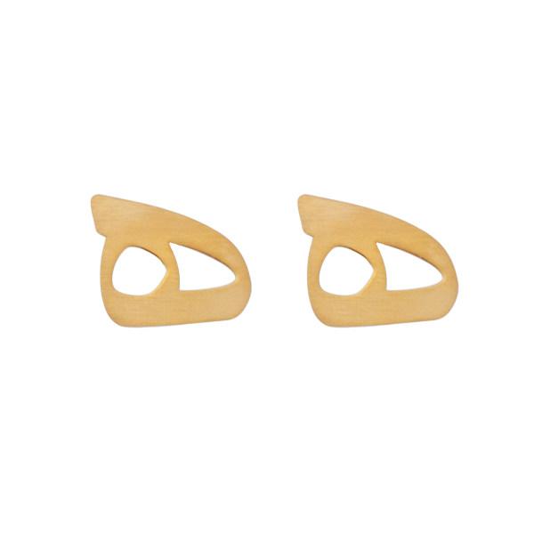 گوشواره طلا ۱۸ عیار زنانه دُرج طرح ه مدل DE70|دیجی‌کالا