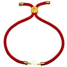 دستبند طلا 18 عیار زنانه کرابو طرح انار مدل Kr1374