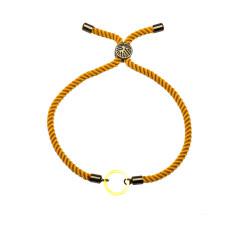  دستبند طلا 18 عیار زنانه کرابو طرح دایره مدل Kr1096
