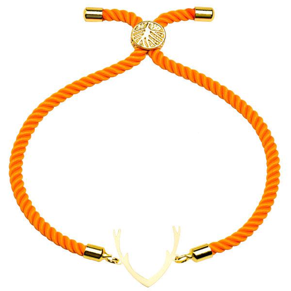 دستبند طلا 18 عیار زنانه کرابو طرح شاخ گوزن مدل Kr1984|دیجی‌کالا