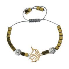 دستبند طلا 18 عیار زنانه کرابو مدل Kr1006