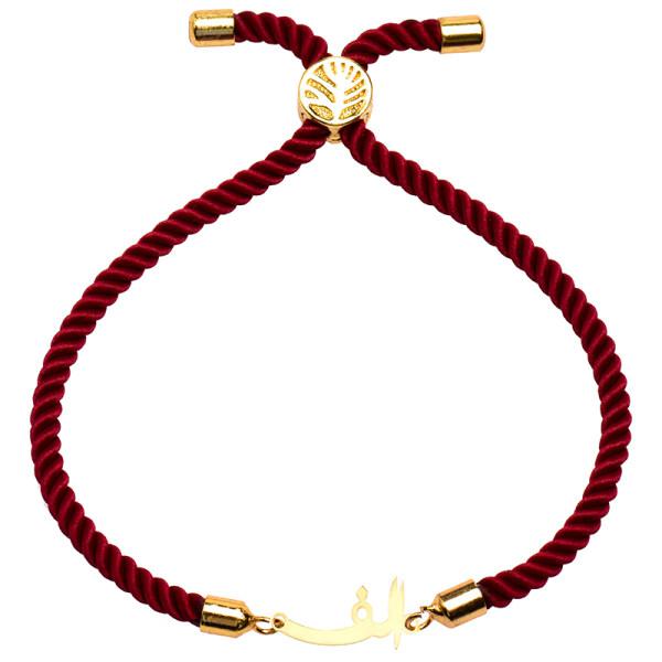 دستبند طلا 18 عیار زنانه کرابو طرح الف مدل Kr1832|دیجی‌کالا