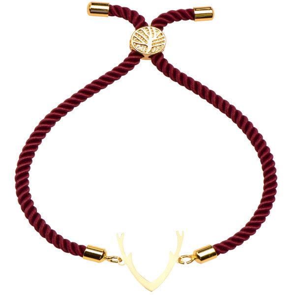 دستبند طلا 18 عیار زنانه کرابو طرح شاخ گوزن مدل Kr2072|دیجی‌کالا