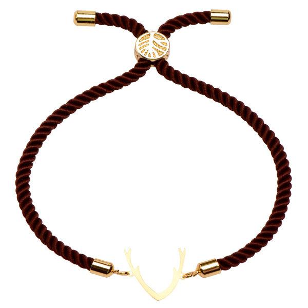 دستبند طلا 18 عیار زنانه کرابو طرح شاخ گوزن مدل Kr2067|دیجی‌کالا