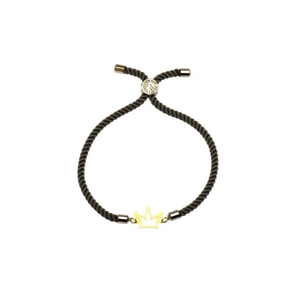  دستبند طلا 18 عیار زنانه کرابو طرح تاج مدل Kr1066|دیجی‌کالا