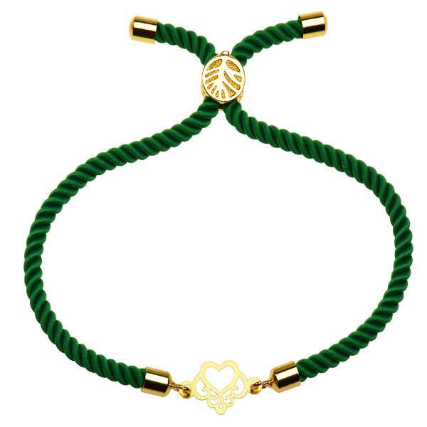دستبند طلا 18 عیار زنانه کرابو طرح قلب مدل Kr1204|دیجی‌کالا