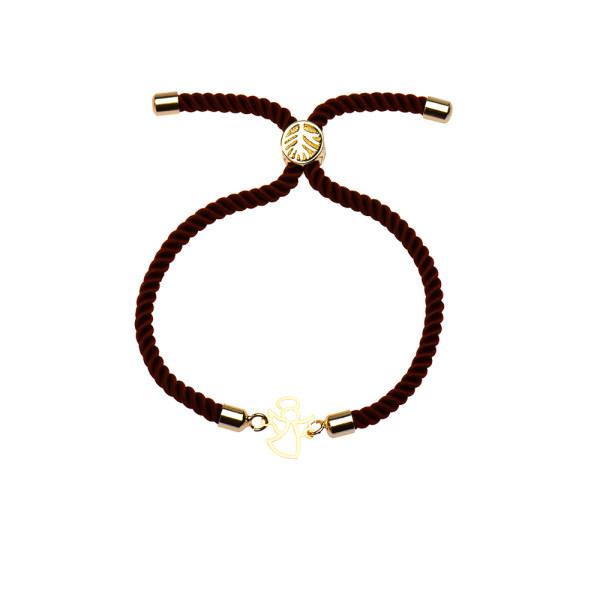 دستبند طلا 18 عیار زنانه کرابو طرح فرشته مدل Kr1105|دیجی‌کالا