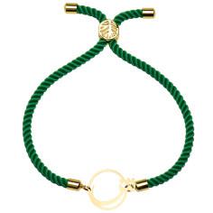 دستبند طلا 18 عیار زنانه کرابو طرح ش مدل Kr2836