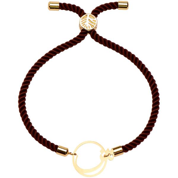 دستبند طلا 18 عیار زنانه کرابو طرح ش مدل Kr2863|دیجی‌کالا