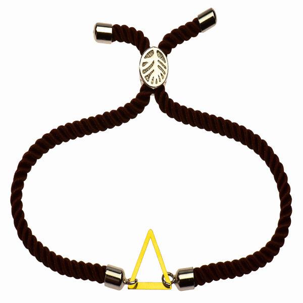 دستبند طلا 18 عیار زنانه کرابو طرح مثلث مدل Kr1263|دیجی‌کالا